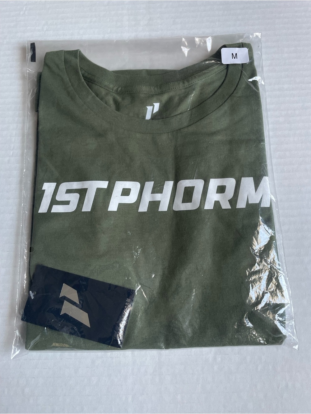 1st Phorm Men's Short Sleeve Logo Tee - Olive Green